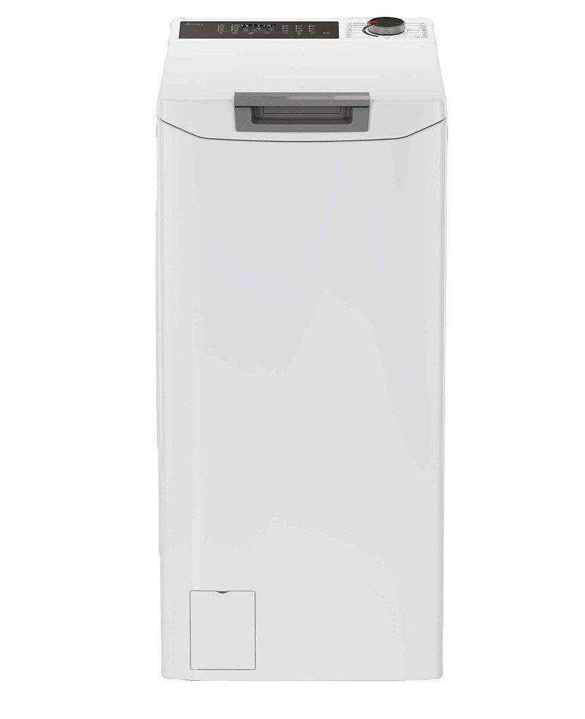 Hoover Waschmaschine Toplader THOSQ276TM6-S, 7 kg, 1200 U/min, Schnelles & Sicheres Beladen, Wi-Fi und Bluetooth, Dampf Funktion