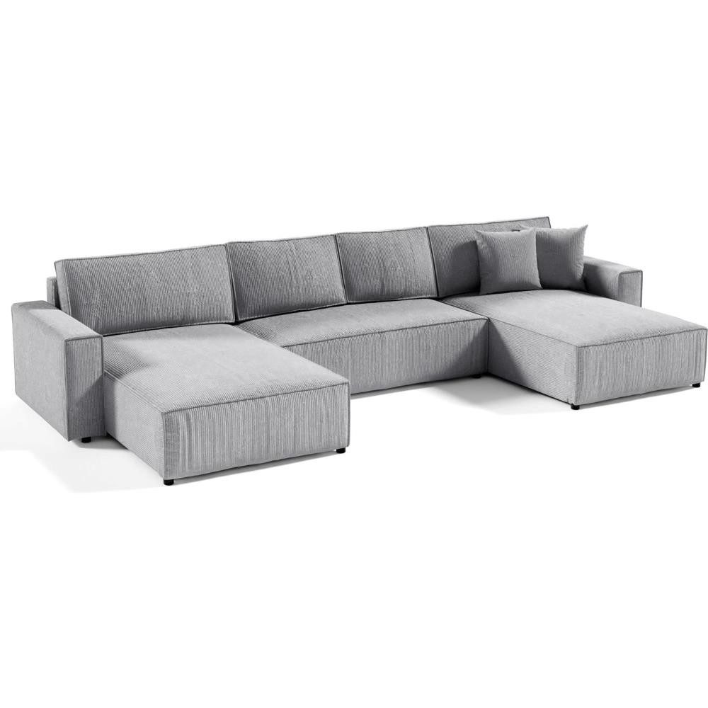 Beautysofa Ecksofa U-Form Parys, mit Schlaffunktion, günstig online kaufen