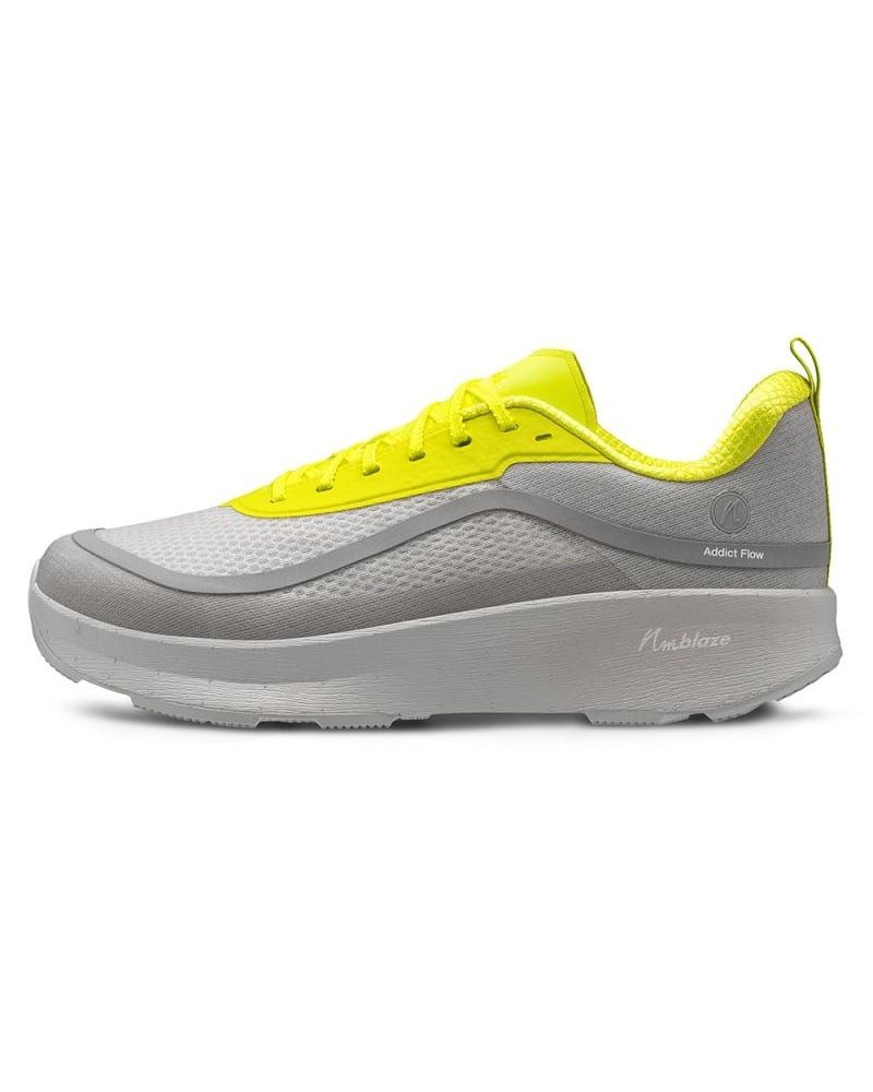 Joe Nimble Addict Flow grau/gelb Damen Laufschuh
