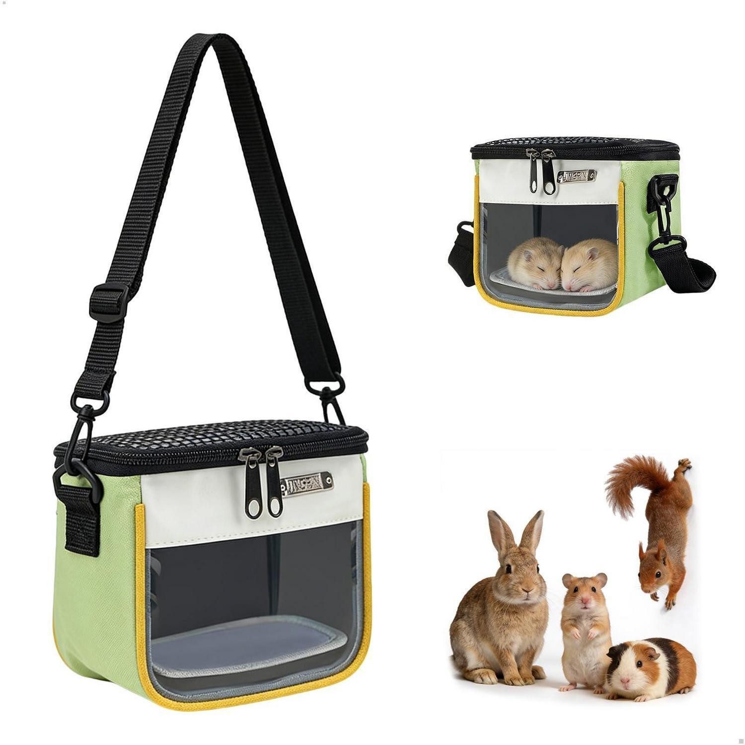 LuxusKollektion Tiertransportbox Transportbox Kleintiere Grün