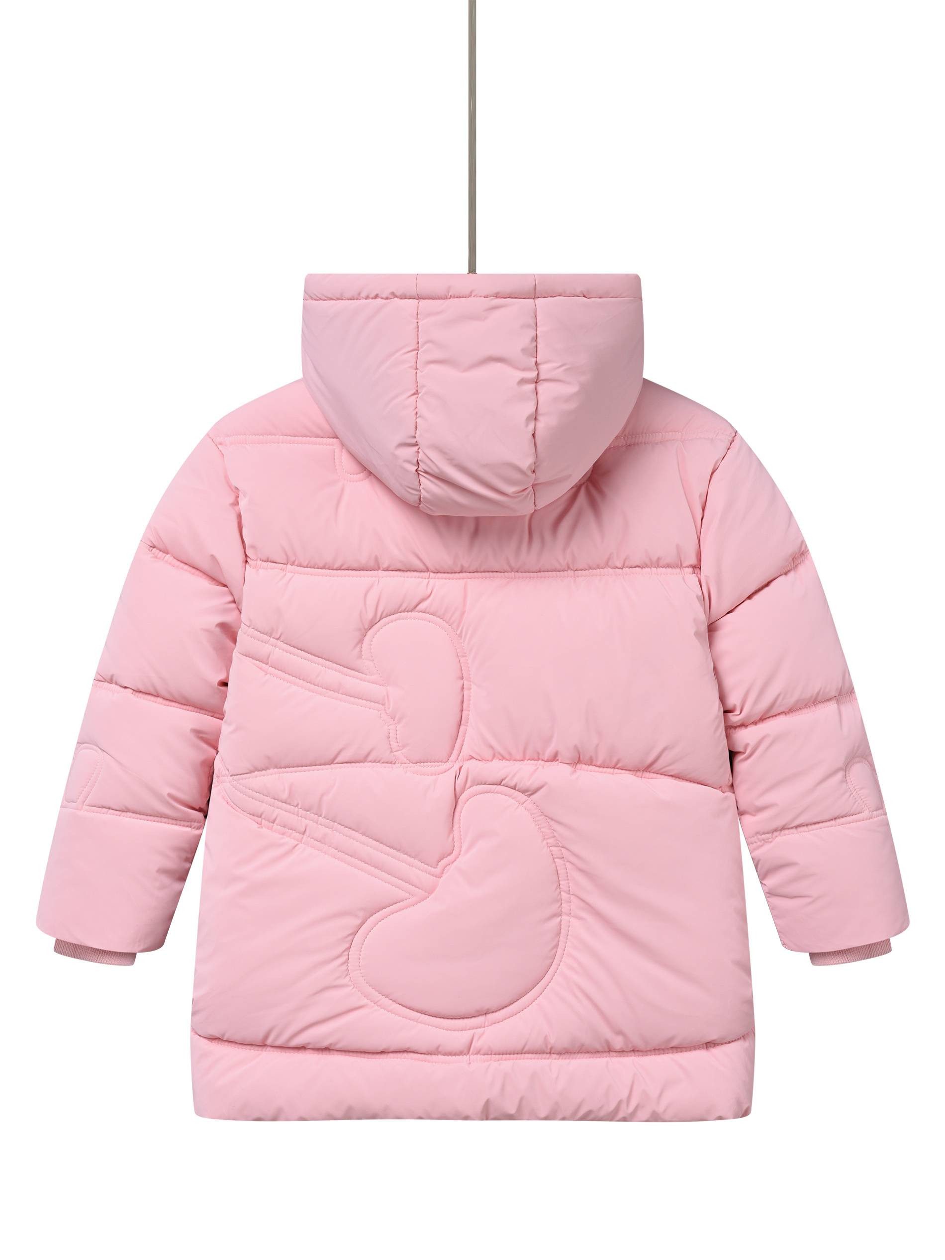 GLO-STORY Winterjacke Glo-Story Kinder Mädchen Winterjacke Jacke mit Kapuze Gr. 104 bis 158