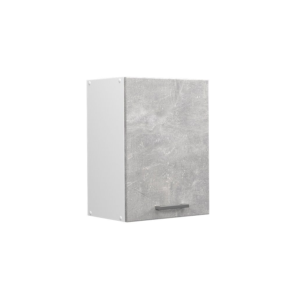 Vicco Hängeschrank R-Line, Beton/Weiß, 45 cm günstig online kaufen