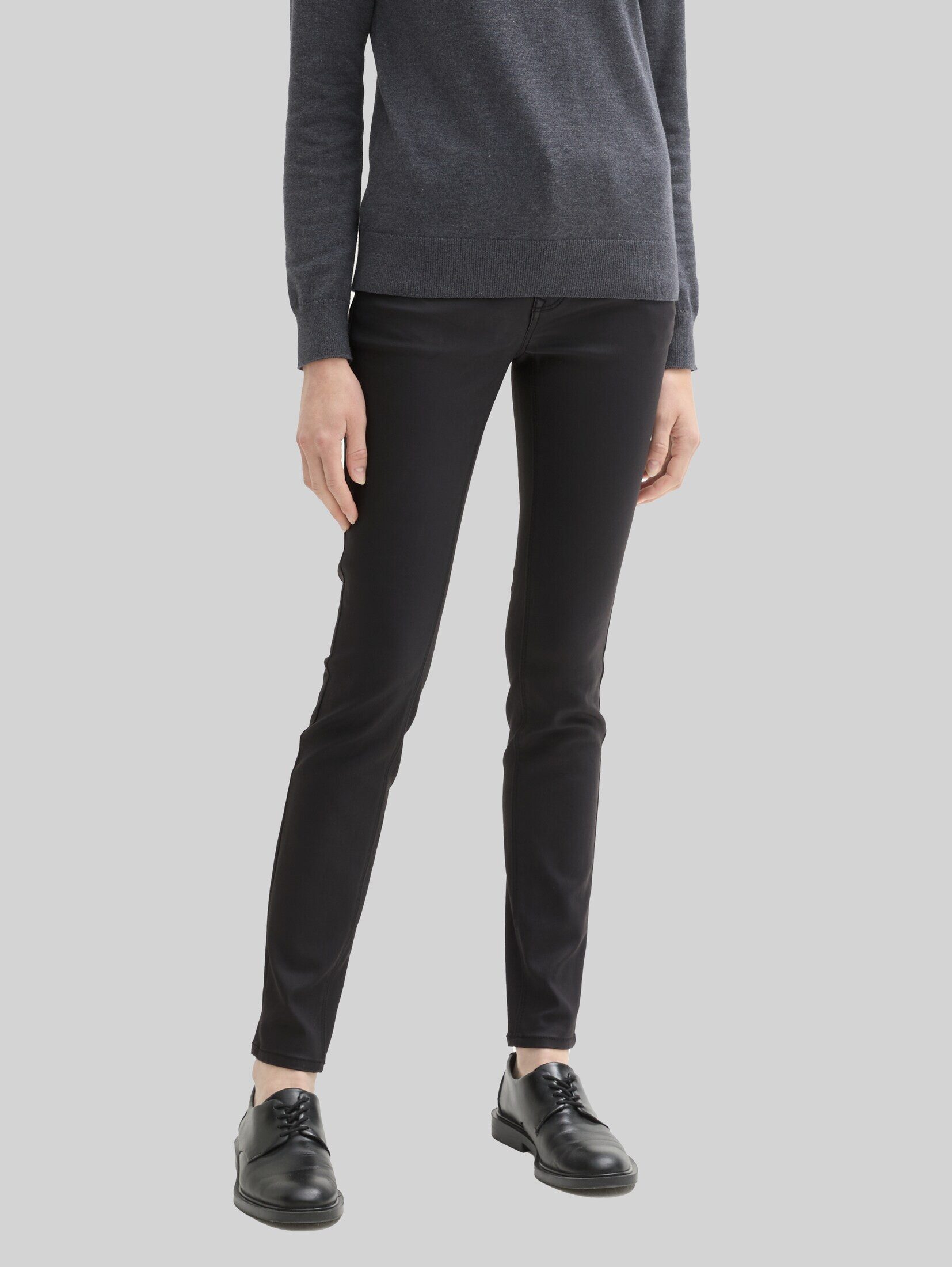TOM TAILOR Skinny-fit-Jeans Jeanshosen TTALEXA COATED SKINNY Jeans