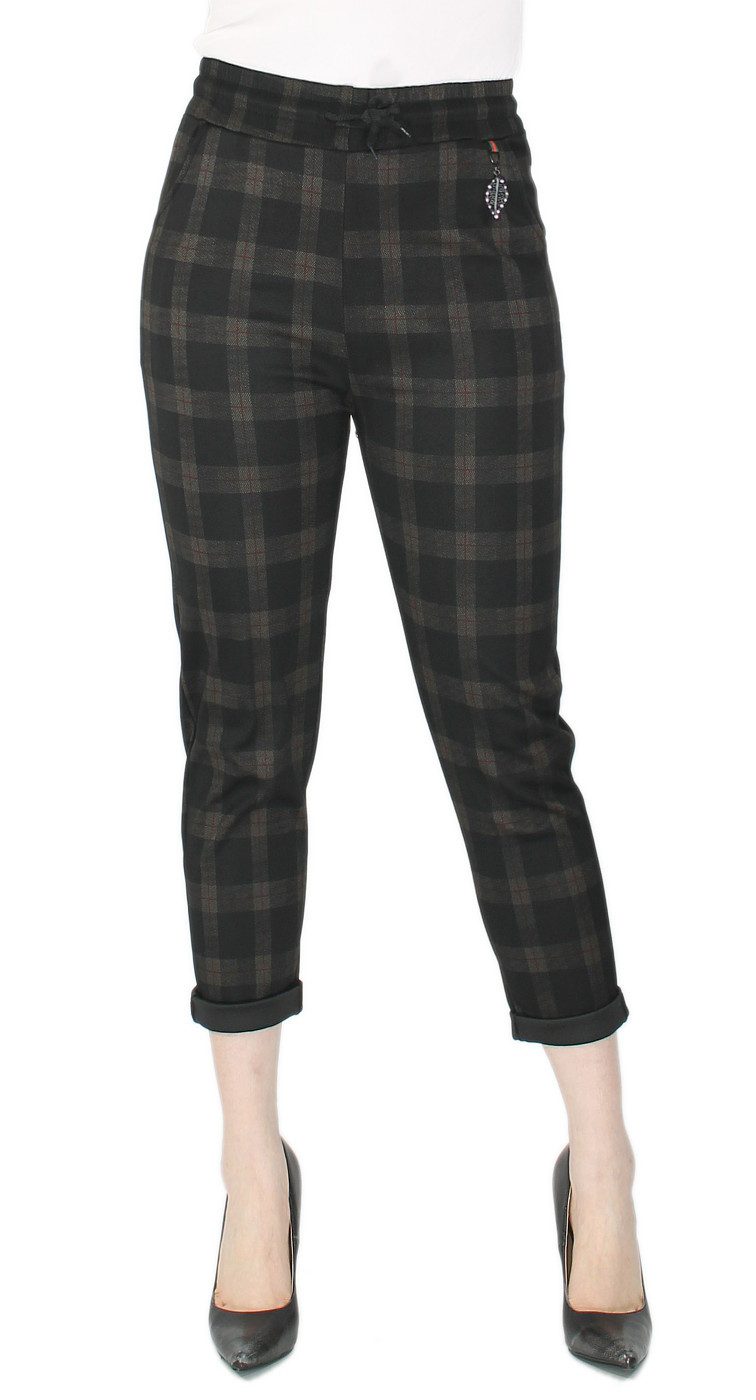 dy_mode Stoffhose Damen Stoffhose kariert – günstig online kaufen