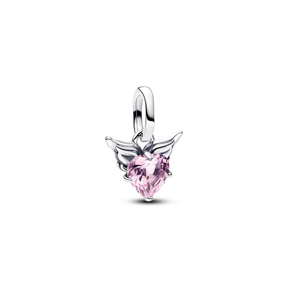 Pandora Charm-Einhänger Pandora ME Geflügeltes Herz Mini-Charm-Anhänger 793626C02 (1-tlg)