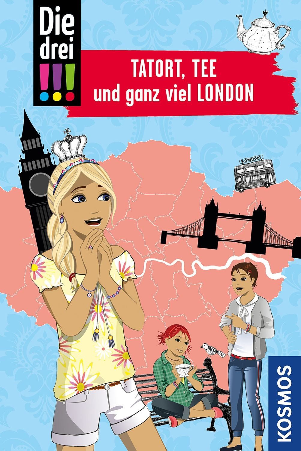Die drei !!!, Tatort, Tee und ganz viel London / Kari Erlhoff