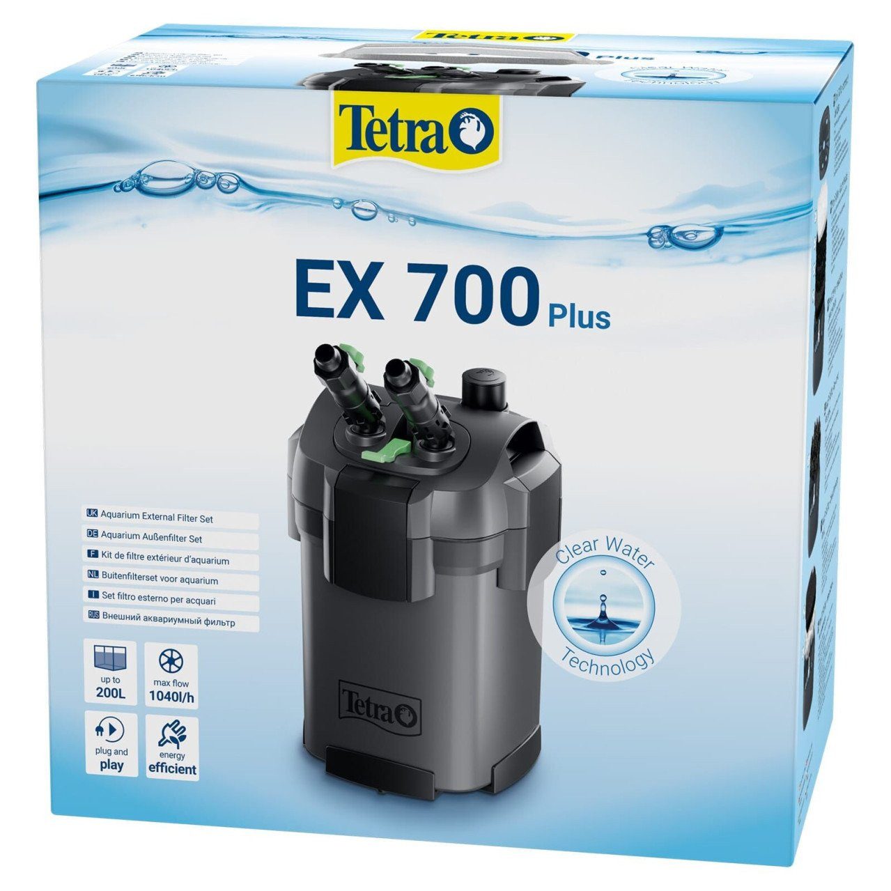 Tetra Aquariumfilter Tetra Außenfilter EX 700 Plus für Aquarien bis 200