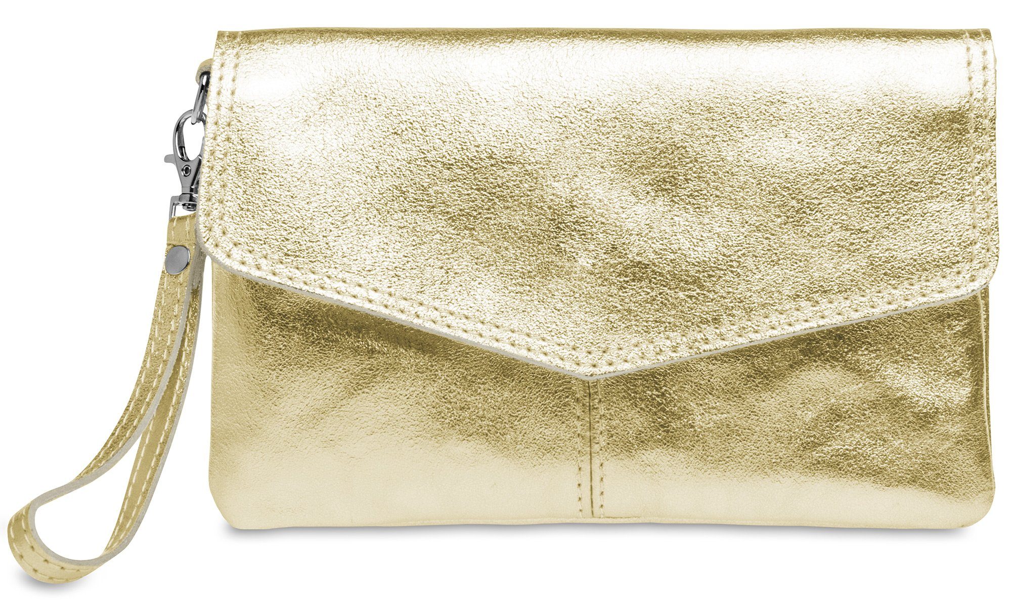 Caspar Clutch Abendtasche Leder Damen Umhängetasche günstig online kaufen