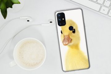 MuchoWow Handyhülle Ente - Küken - Süß - Kinder - Mädchen - Jungen, Phone Case, Handyhülle OnePlus Nord N10 5G, Silikon, Schutzhülle