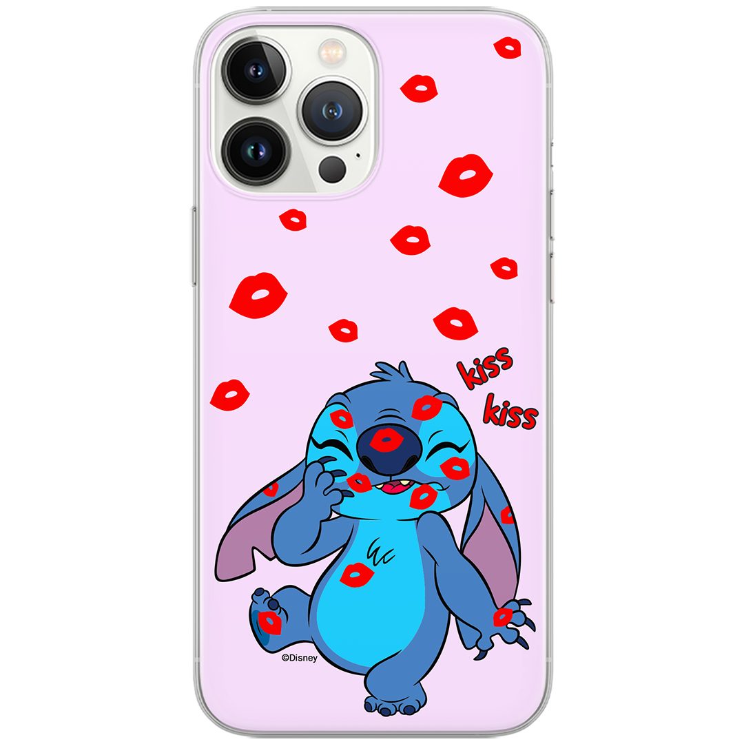 Disney Bumper Handyhülle Stitch-017 Disney Full Print Pink