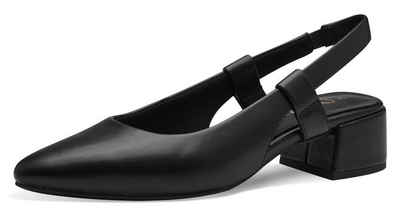 MARCO TOZZI Slingpumps, Abendschuh, Sommerschuh, Blockabsatz, in spitzer Form