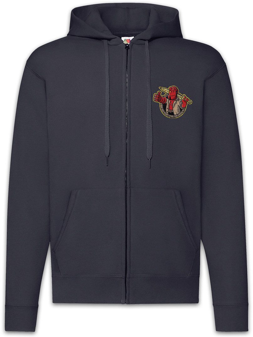 Sweatjacke Hell B Zipper Hoodie Agent Logo Movie Hellboy Mike Mignola Boy Anung