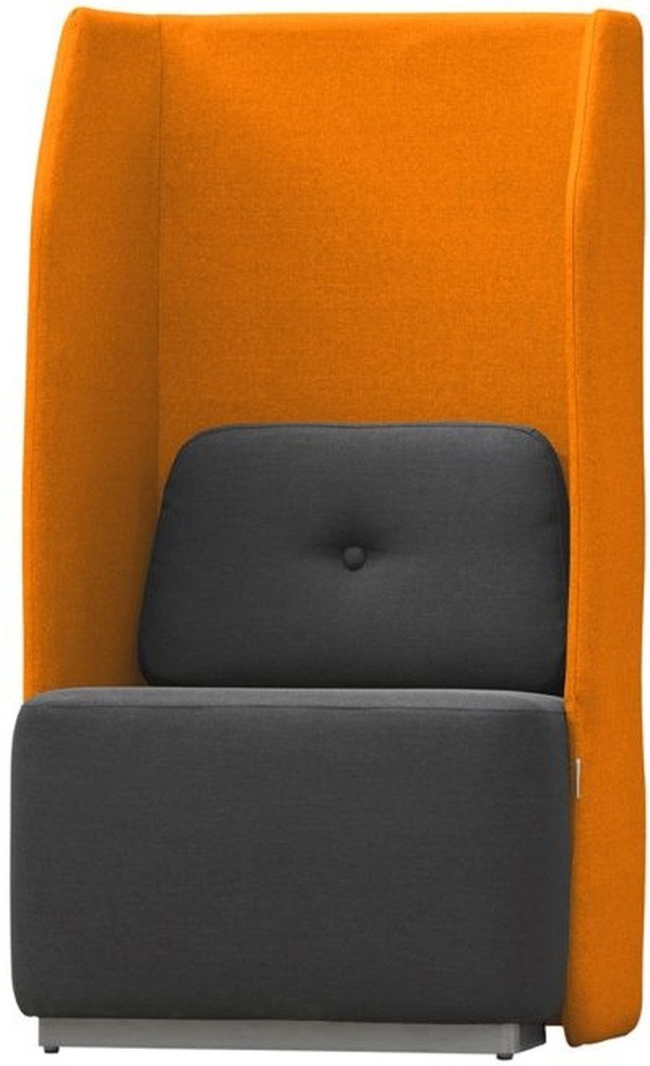 rocada Stuhl Sitzsofa Soft Einzelsitz orange/grau