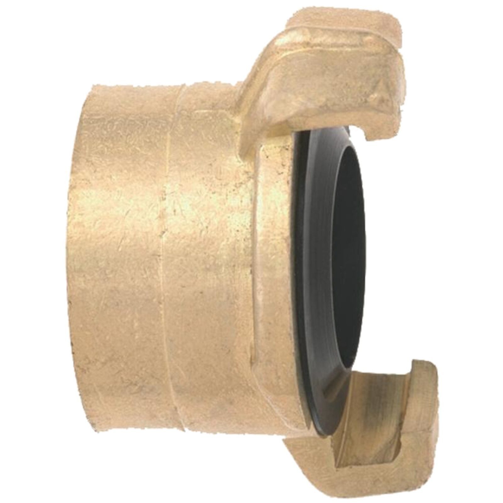 puteus Schlauchadapter Messing Gewindestück IG 1" / 3/4" – Pressmessing Anschlussstück