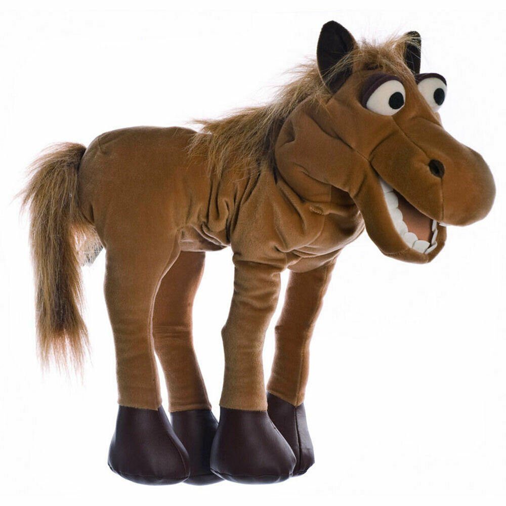 Living Puppets Handpuppe Living Puppets® Handpuppe Helge das Pferd W104 (Packung), Sehr gut geeignet um Geschichten zu erzählen