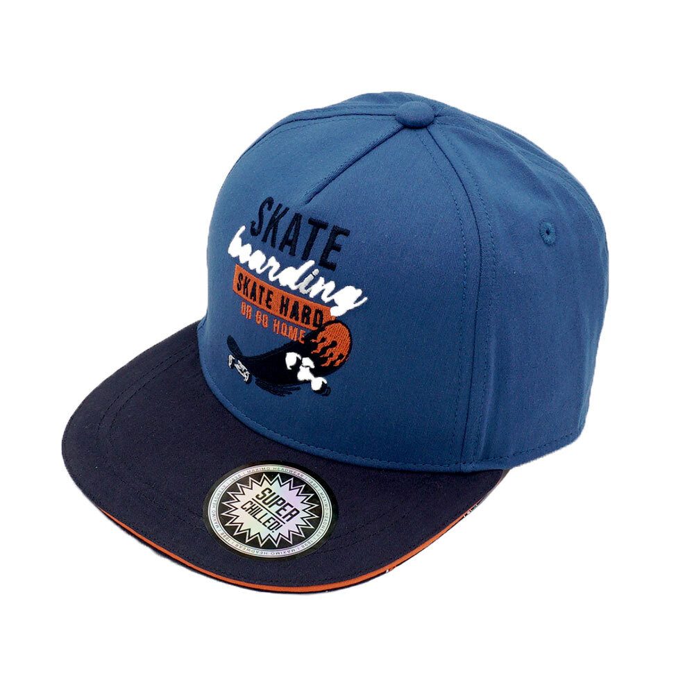 Maximo Kids Boy-Cap „Repeat“ Mit Snapback-Verschluss – Gaming-Motiv, Anthrazit Mit Neon-Akzenten
