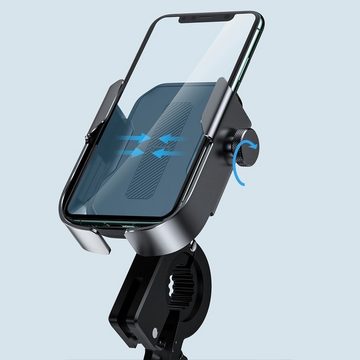 Baseus Smartphone Fahrrad/Motorrad Halterung für Lenkrad/Rückspiegel Smartphone-Halterung