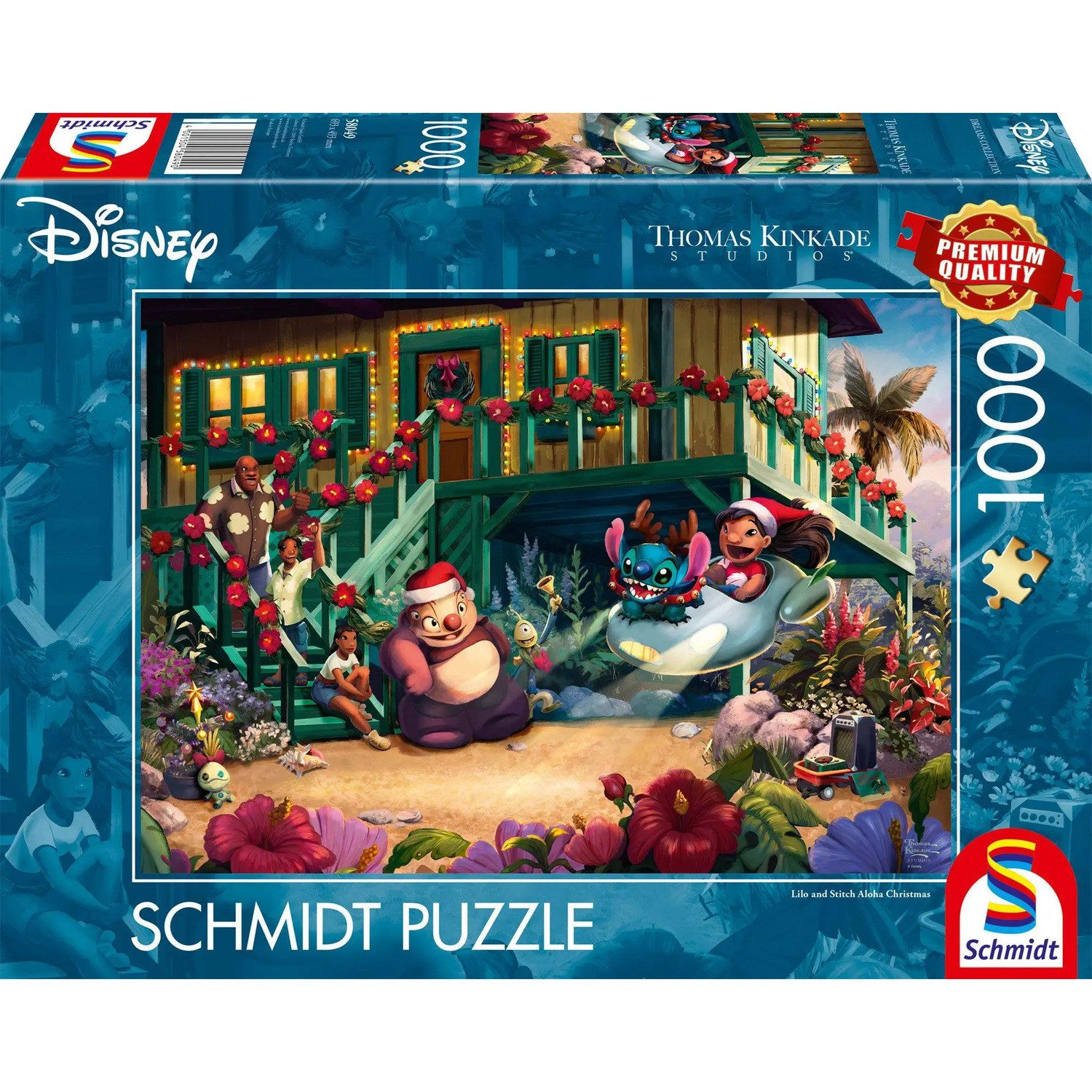 Schmidt Spiele Puzzle Disney, Lilo and Stitch Aloha Christmas, 1000 Puzzlet günstig online kaufen