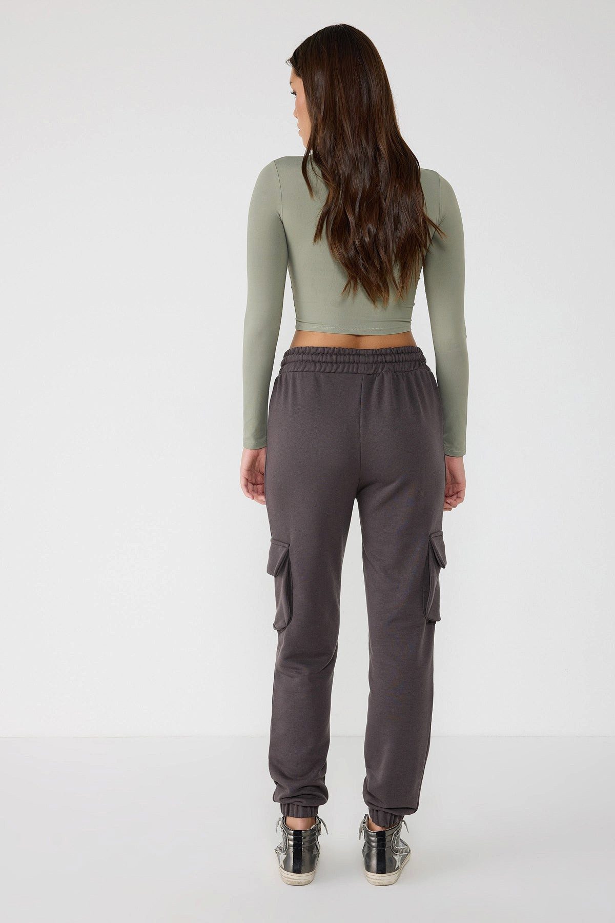 No Matter What Sweatponcho Basic Cargo Jogger Sweatpants