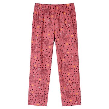 vidaXL Pyjama Kinderpyjama mit Langen Ärmeln Altrosa 92