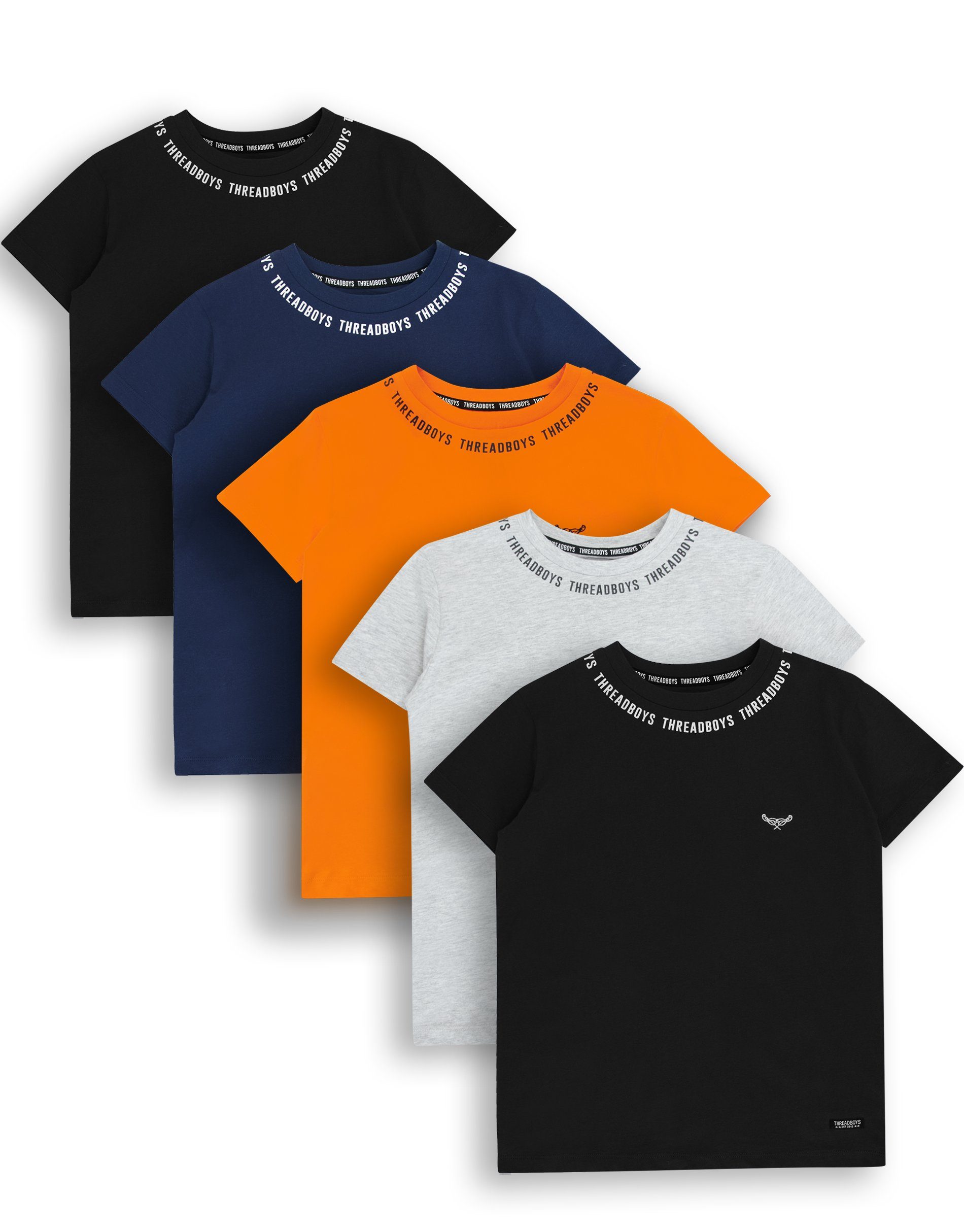 Threadboys T-Shirt 5er Mehrpack (5-tlg) TBBPrince