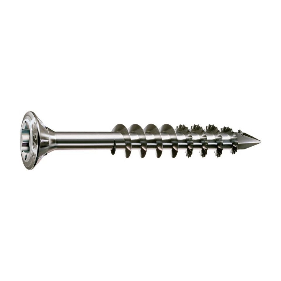 SPAX Schraube SPAX Fassadenschraube, Linsensenkkopf, Teilgewinde, Edelstahl A2