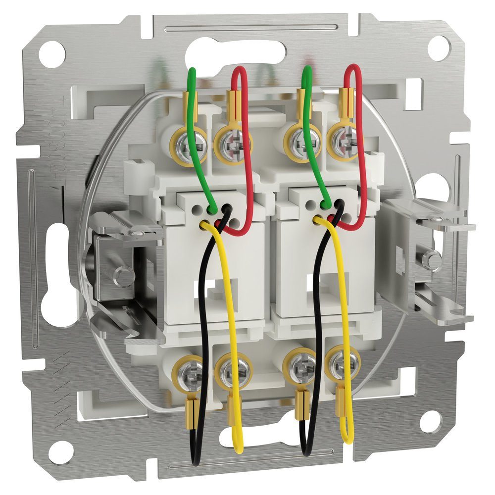SCHNEIDER Schalter Schneider Electric RJ11-Telefondose Asfora Weiß (RAL 9003) EPH427012