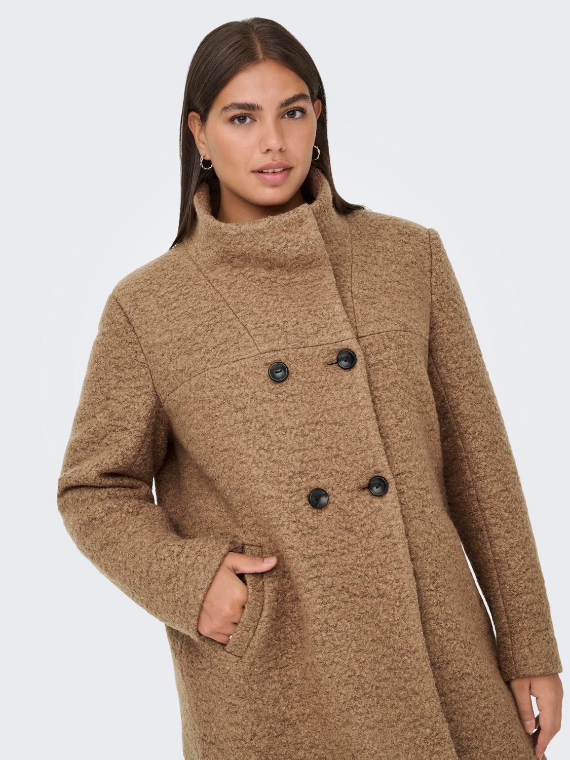 ONLY CARMAKOMA Kurzmantel CARNEWSOPHIA WOOL COAT OTW günstig online kaufen