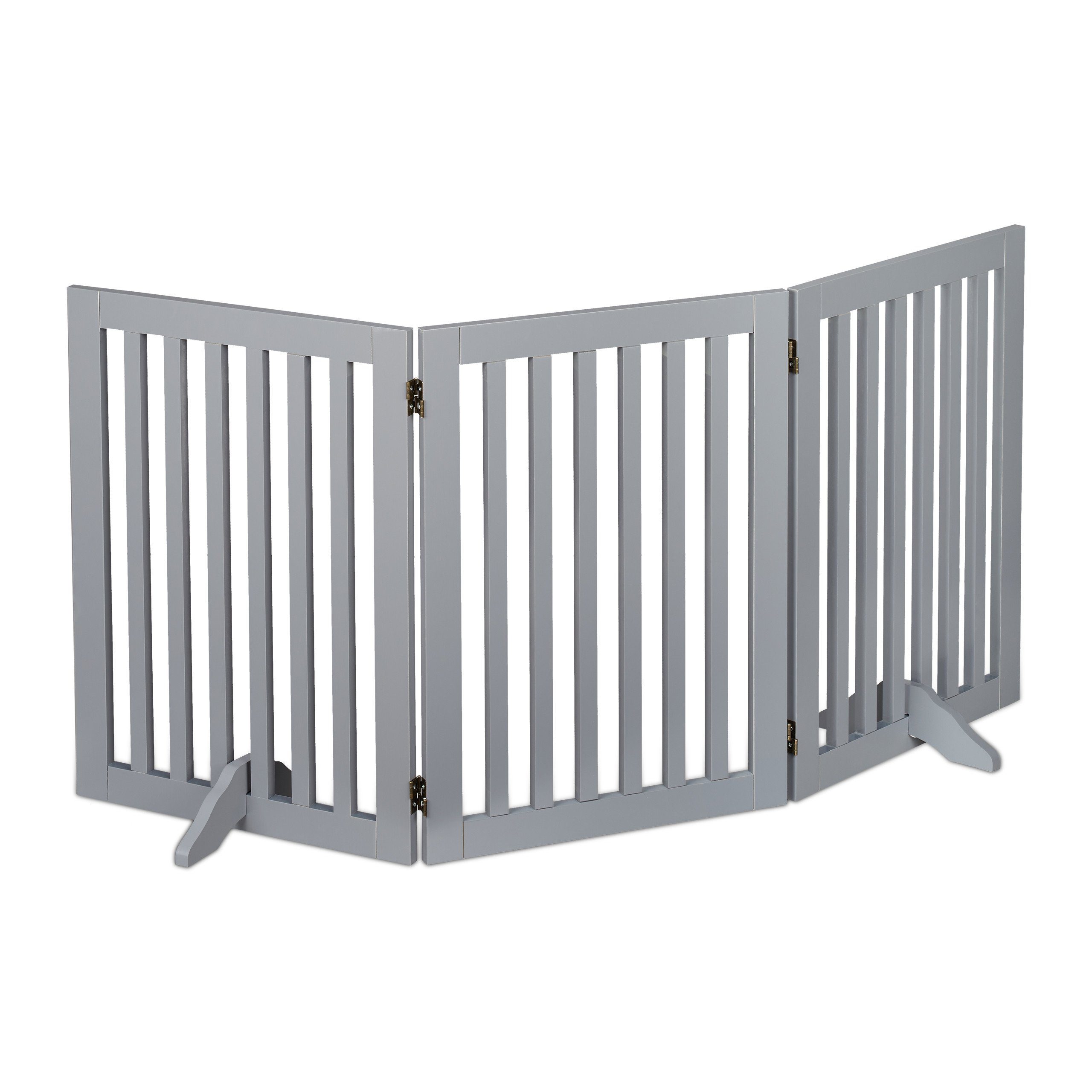 relaxdays Universalschutzgitter Graues Absperrgitter 70 cm (3 St), 3 Panel