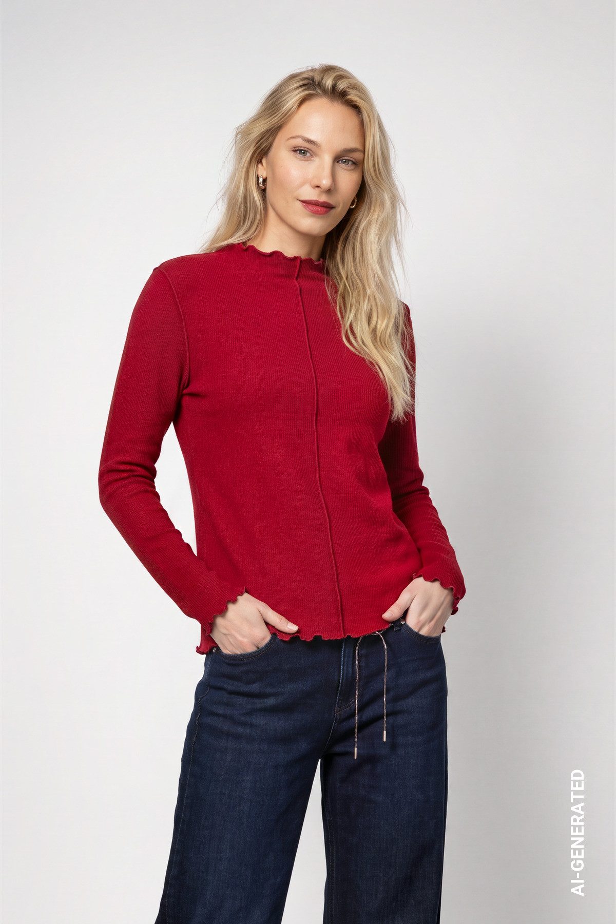 Monari Kurzarmpullover