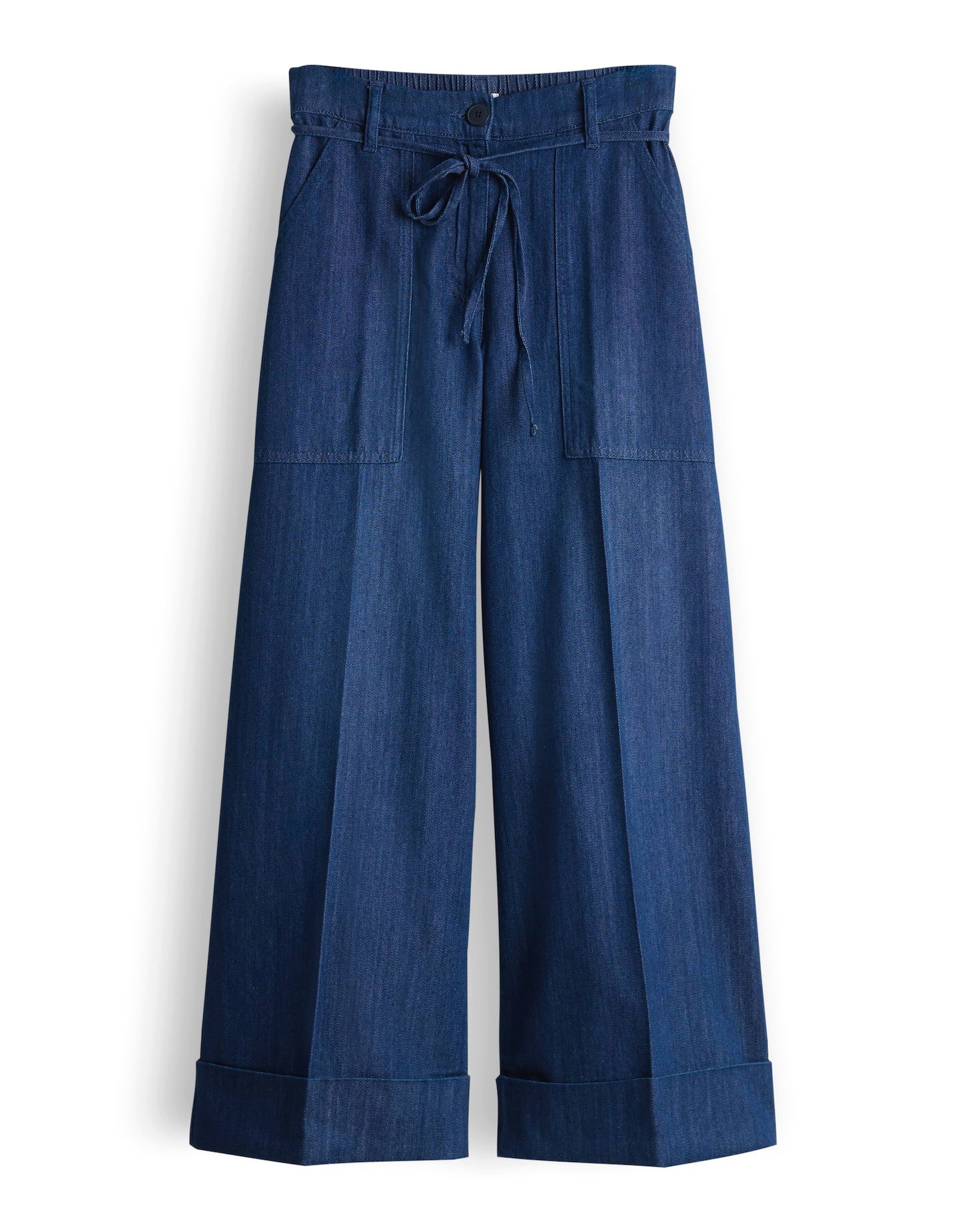 Stoffhose Relaxed City Pants im Denim Look