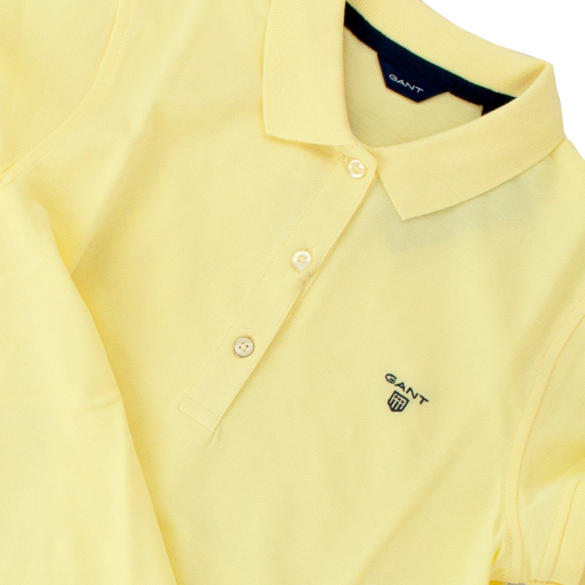 Gant Kurzarmshirt 409504 Damen Poloshirt Lemonadeyellow(721)