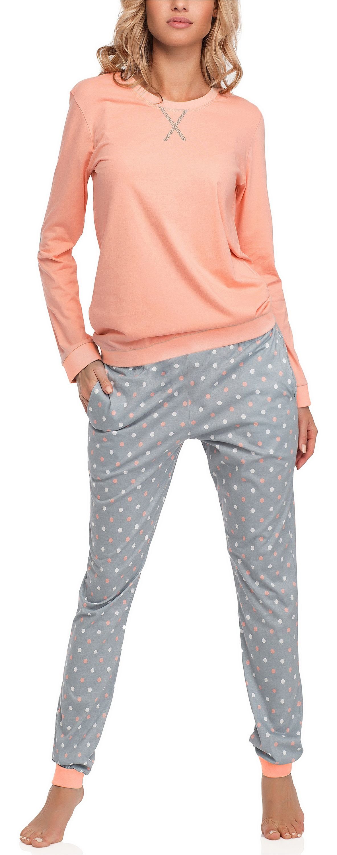 Merry Style Schlafanzug Damen Pyjama MS10-168 aus Baumwolle günstig online kaufen
