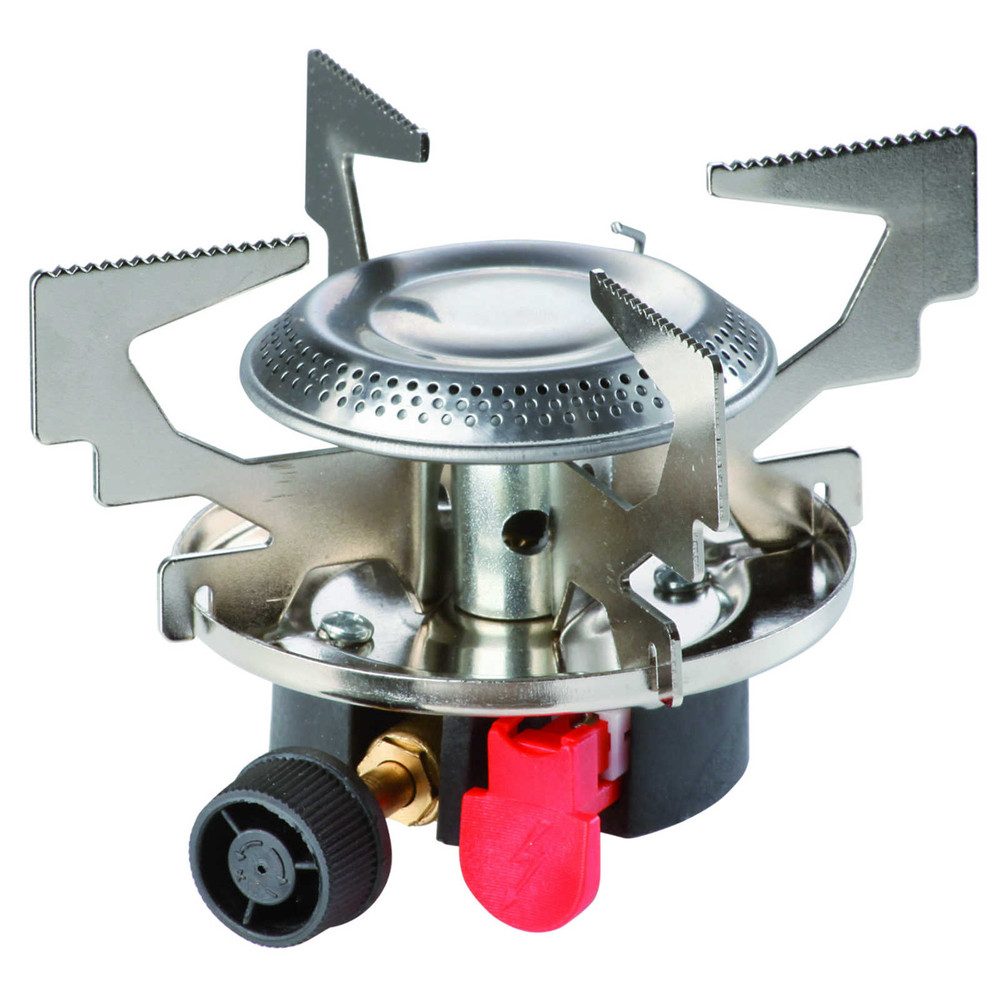 PrimeVal Gaskocher Campingkocher Gaskocher, (Spar-Set, 1-St), Piezozündung, geringer Gasverbrauch, feldtauglich