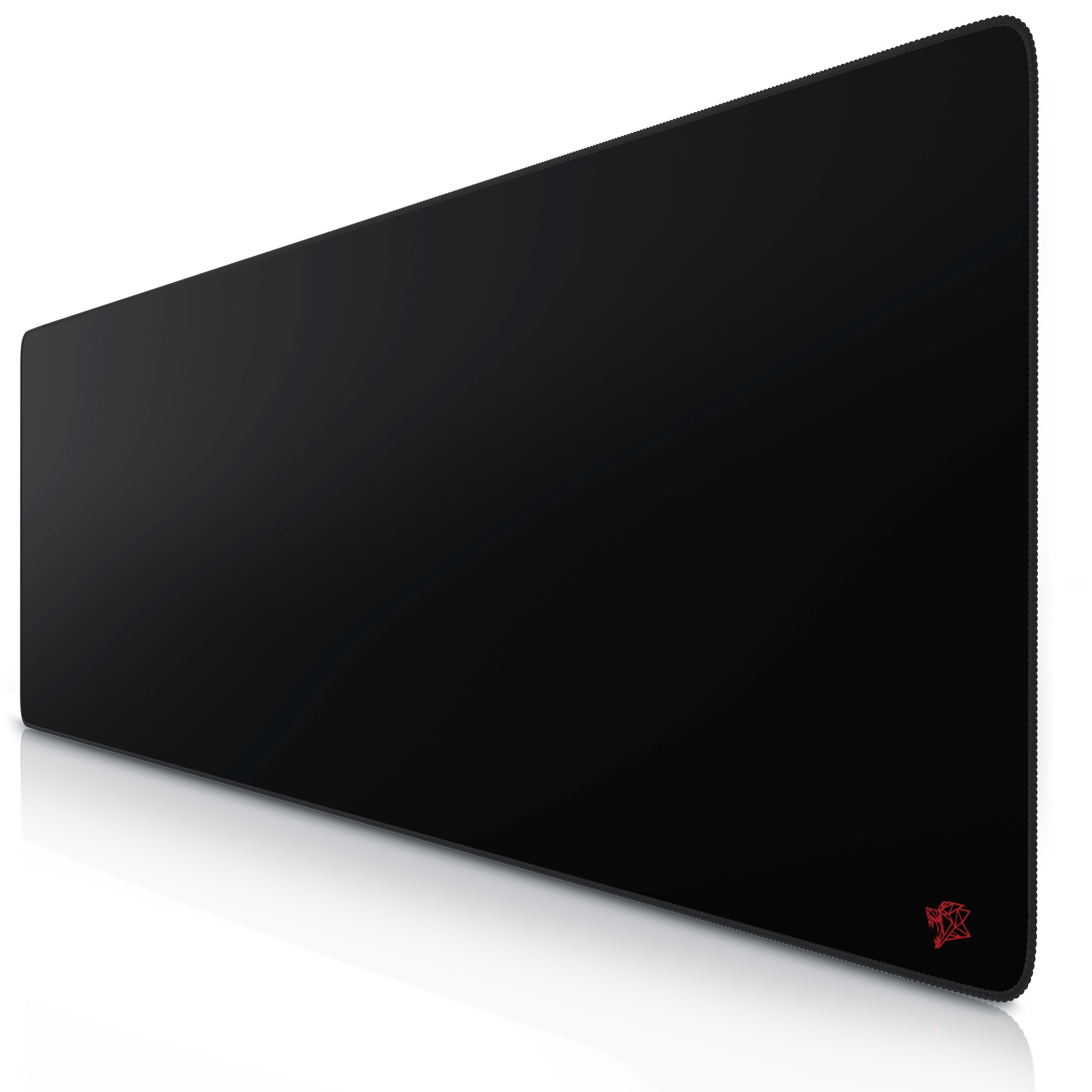 Titanwolf Gaming Mauspad XXXL Speed Mousepad 1200 x 400 x 3 mm, große Tischunterlage (1-St), rutschfest, abwaschbar, Geschwindigkeit & Präzision, Titanwolf rot