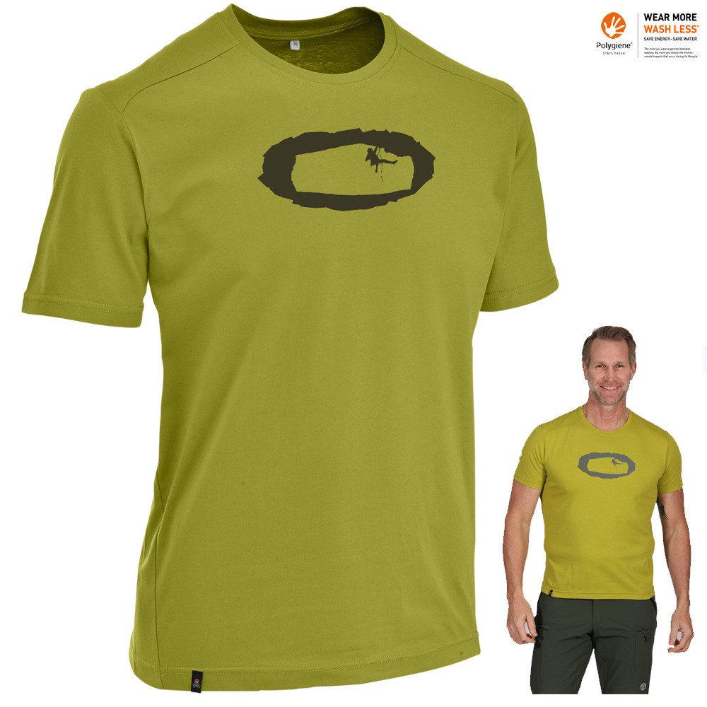Maul T-Shirt Maul - KRAXLMAX II schnelltrocknendes Herren Allround T-Shirt, green