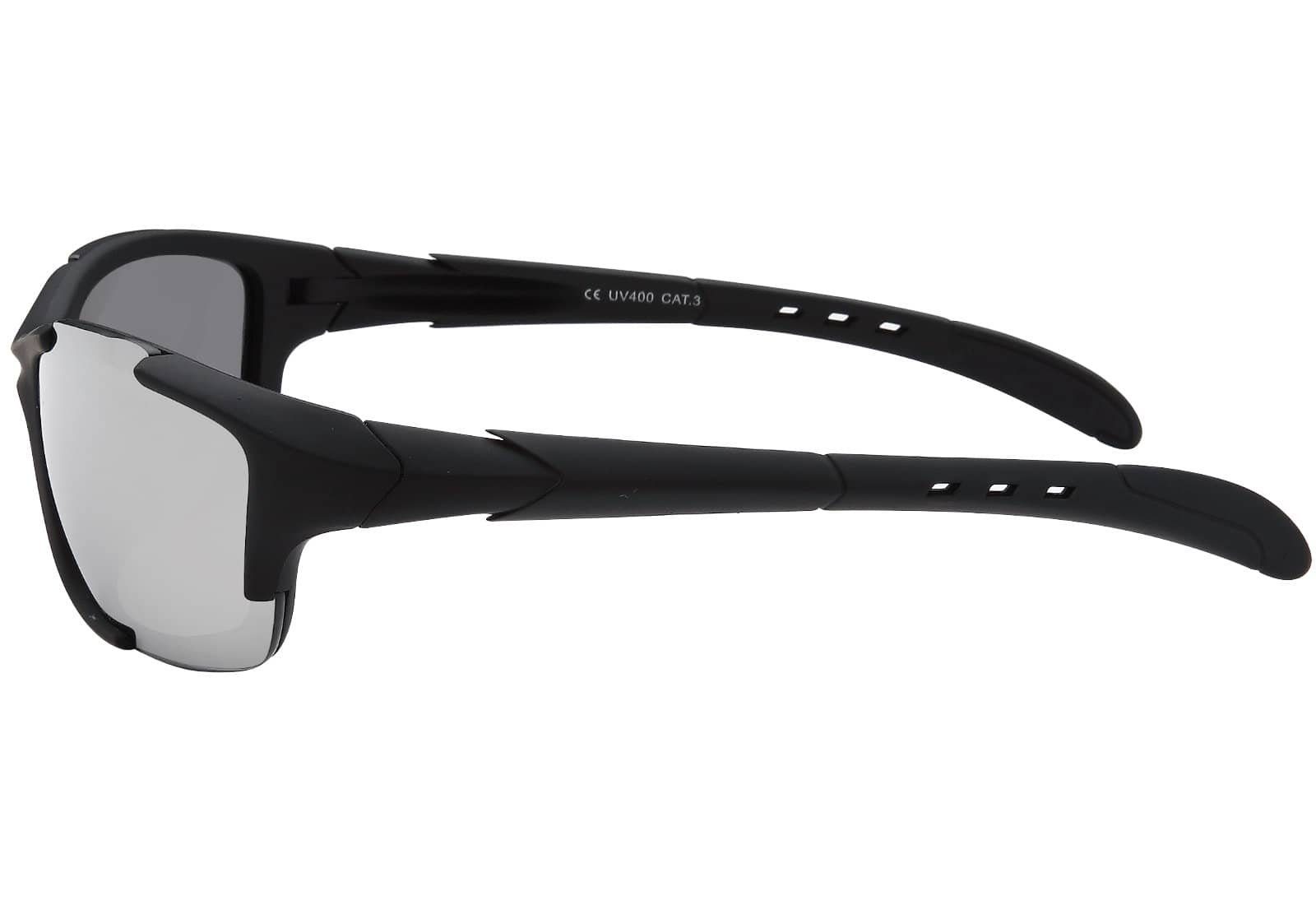 Polarisierte Linsen (Packung, Eyewear Fahrradbrille Silber BEZLIT Schwarz 1-St), polarisierten Sonnenbrille, Herren mit