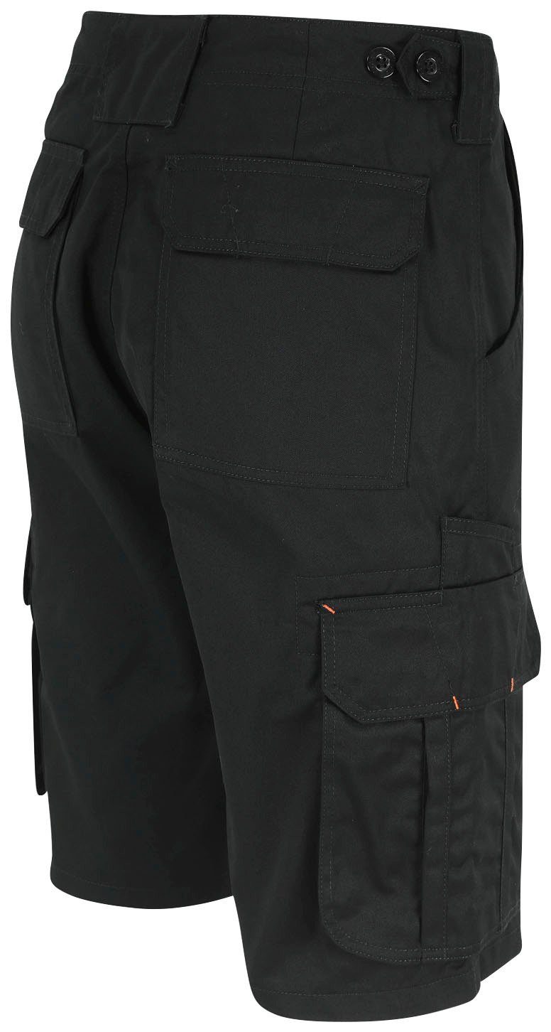 wasserabweisend, einstellbarer Bermuda Arbeitshose Taschen, Herock leicht, schwarz Tyrus Bund, angenehm Sehr 7