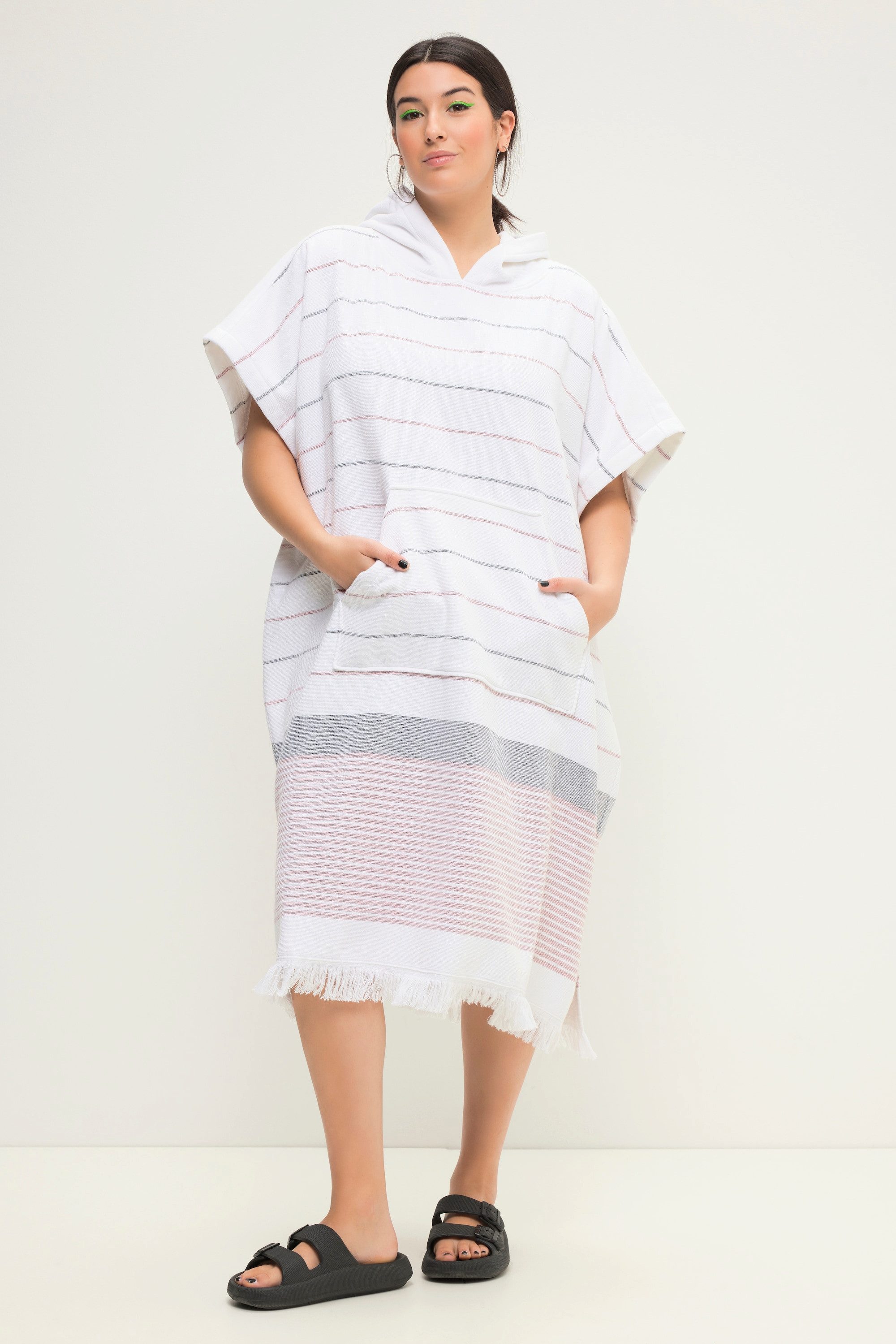 Studio Untold Midikleid Badeponcho Boxy Shape günstig online kaufen