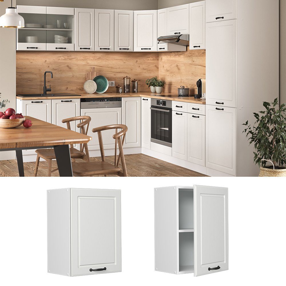 Vicco Hängeschrank R-Line, Weiß Landhaus/Weiß, 45 günstig online kaufen