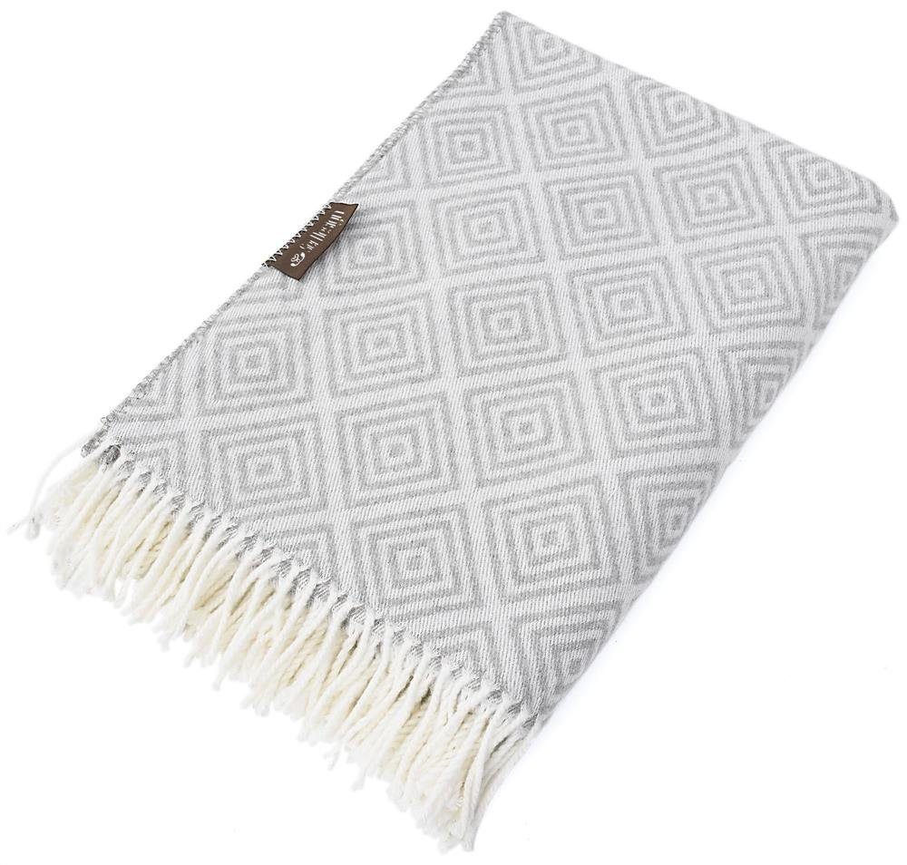 SEI x Design, 200cm, Kuscheldecke 150 gr/qm Plaid Anthrazit 260