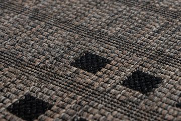Teppich Farum, Bruno Banani, rechteckig, Höhe: 5 mm, In- und Outdoor-Teppich, Wetterfest & UV-beständig, besonders flach
