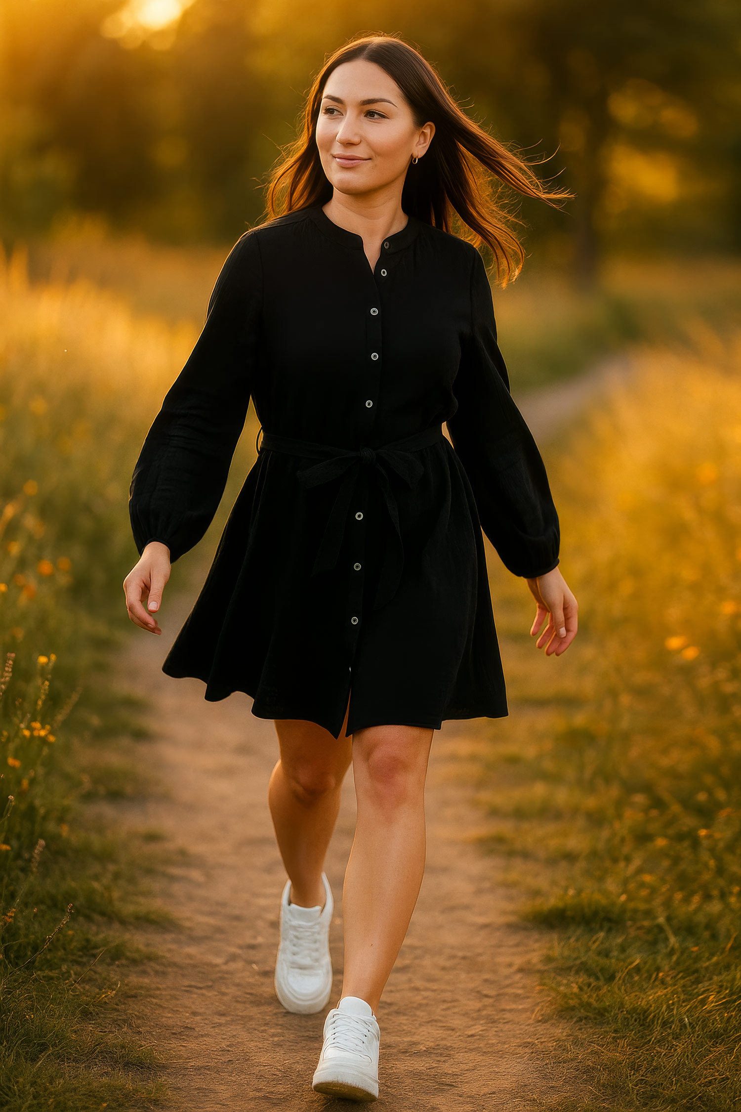 Reichstadt Sommerkleid Damen Musselin 25RSW075