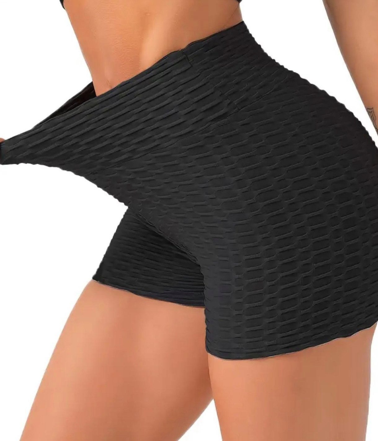 Shorts Worldclassca Radlerhose High Waisted Push Up Kurze Sport Gym Short