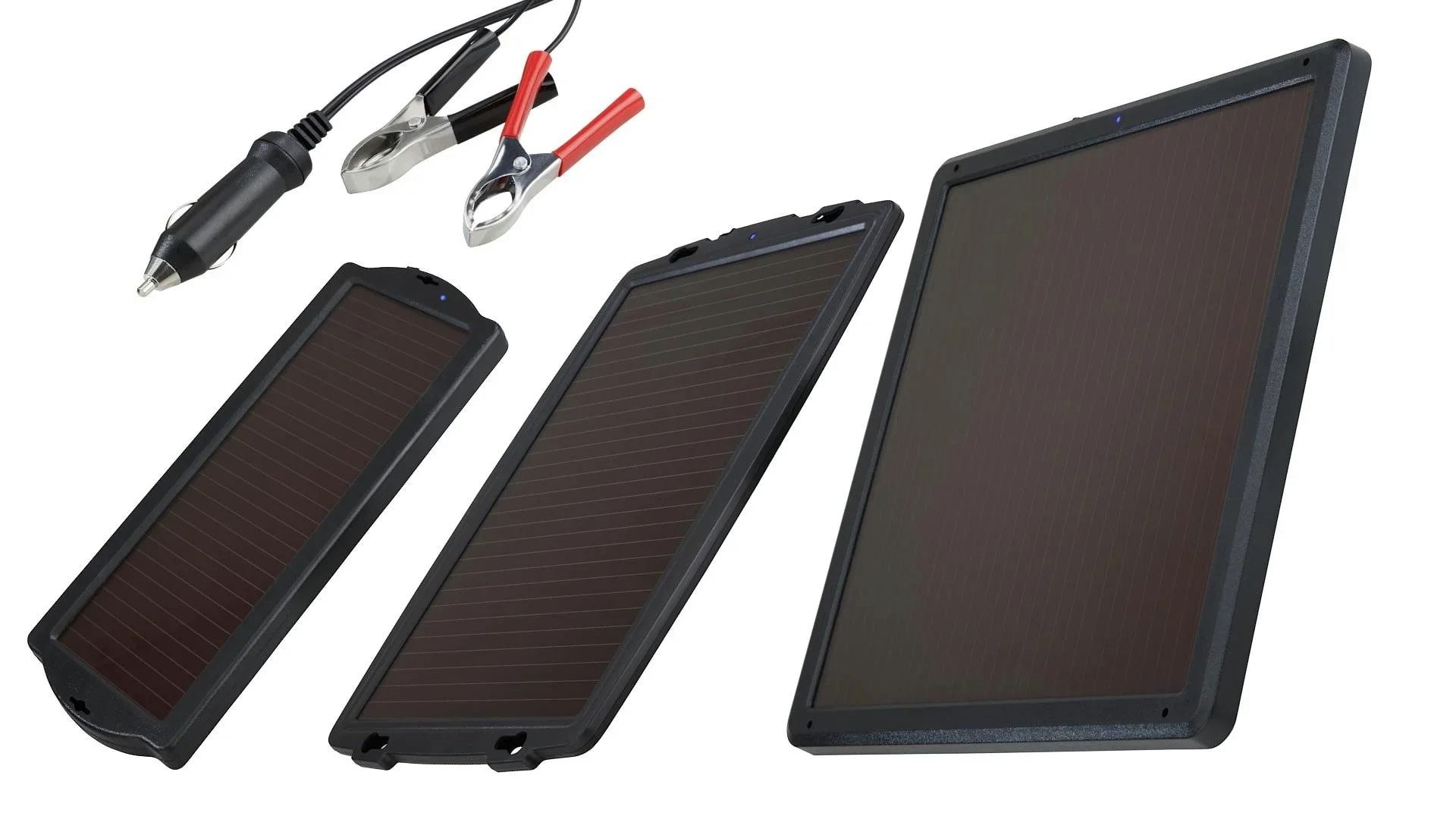Westfalia Werkzeug 7,5 Watt Mobiles Solarpanel zur Erhaltungsladung Batterie-Ladegerät