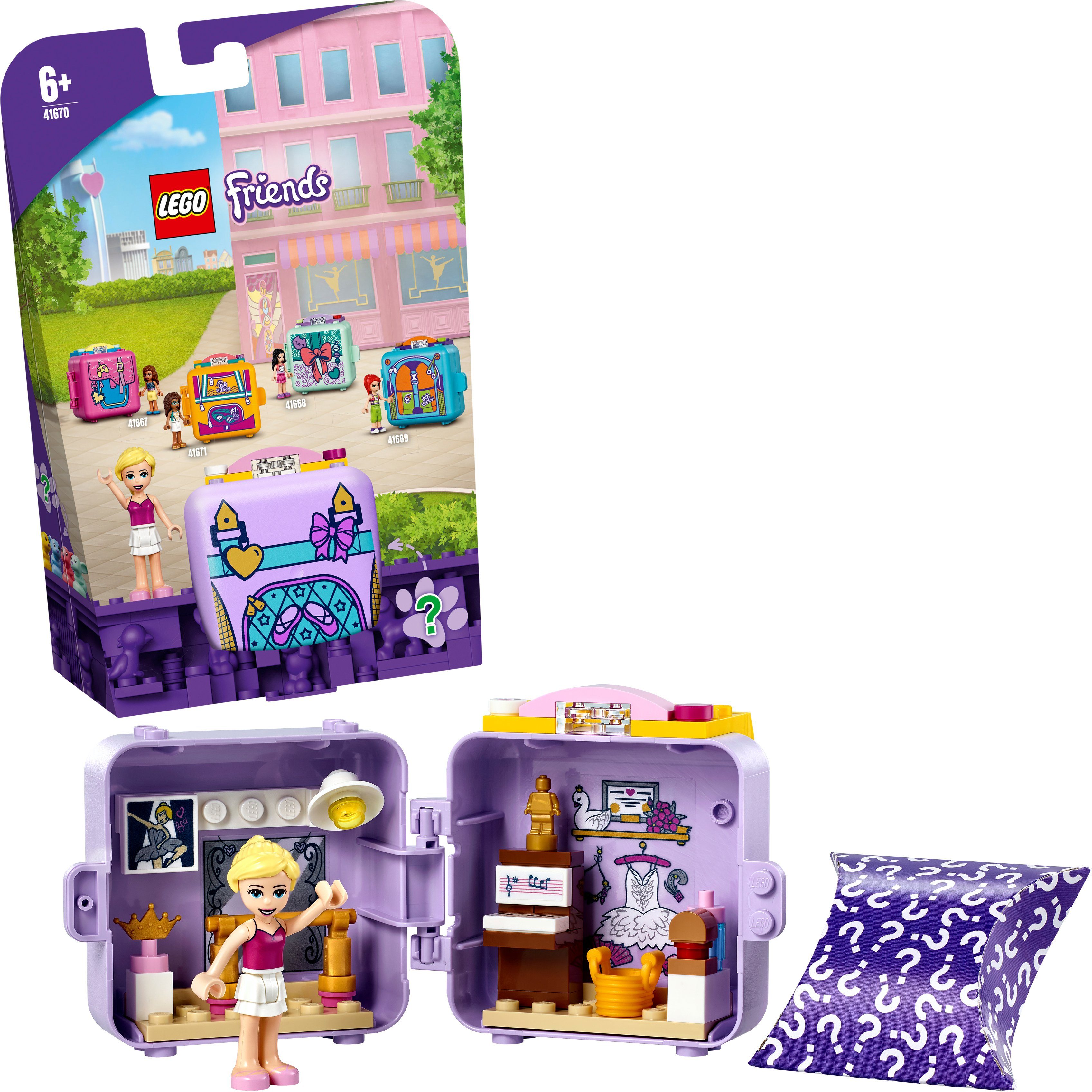 Image of LEGO® Konstruktionsspielsteine »Stephanies Ballett-Würfel (41670), LEGO® Friends«, (60 St)