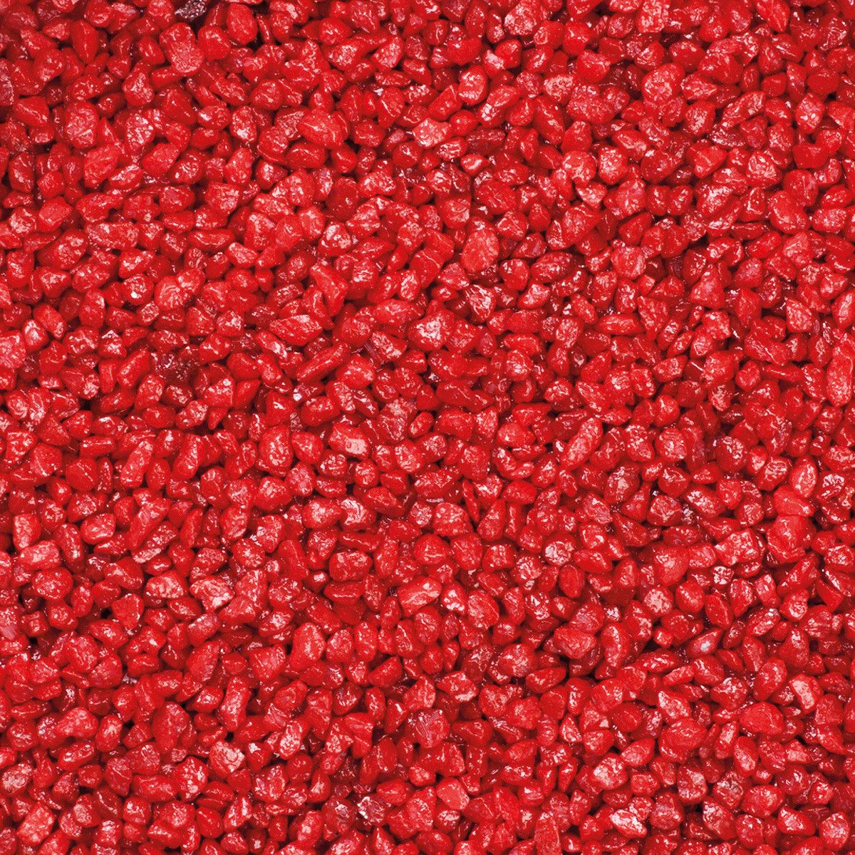 Dekosand Deko-Granulat rot Ø 2 - 3 mm als Gläser, Vasen Streudeko