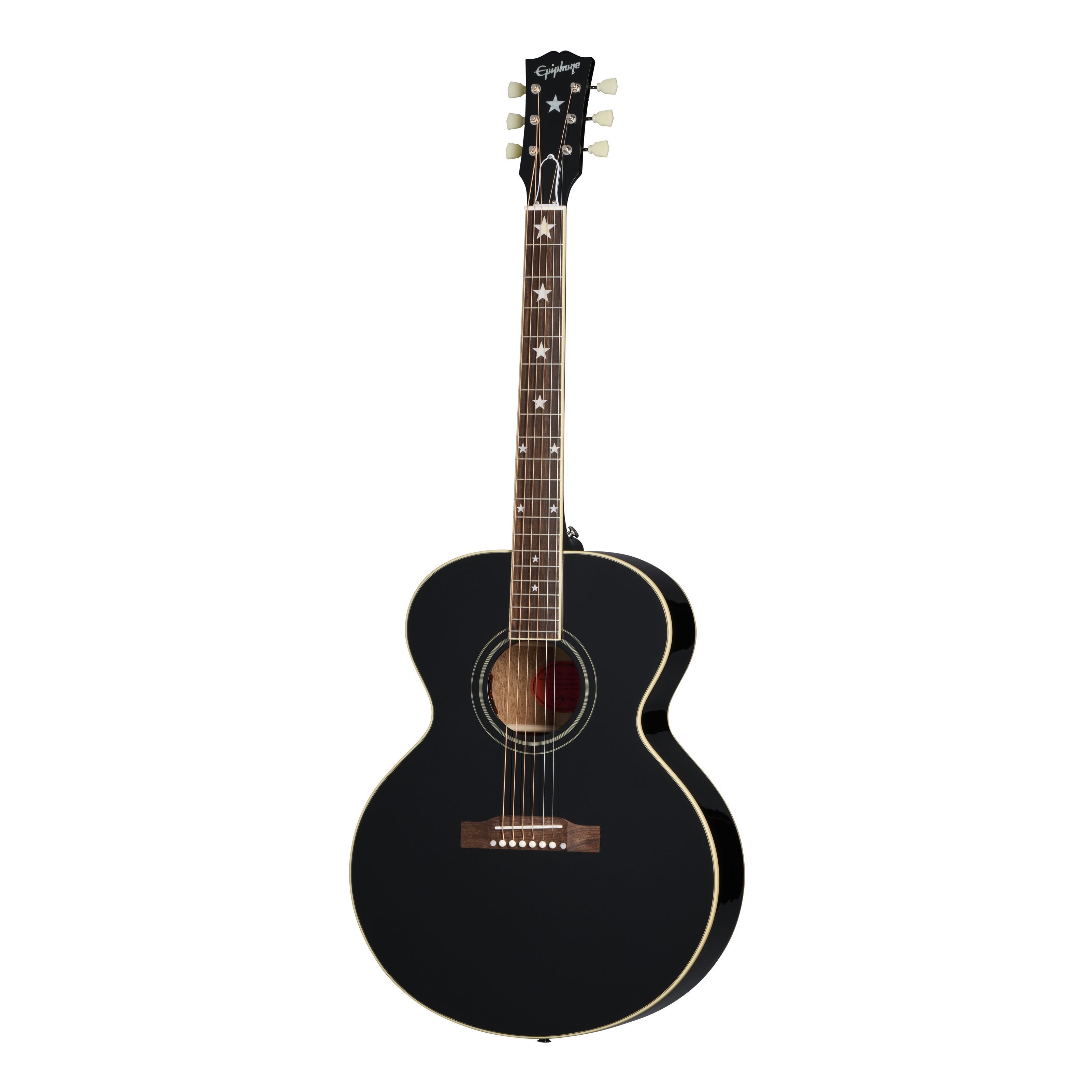 Epiphone Westerngitarre, Акустичні гітари, Jumbo Гітари, J-180 LS Ebony - Westerngitarre