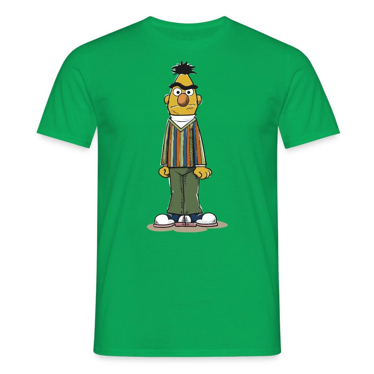 Spreadshirt T-Shirt Sesamstraße Bert wütend Männer T-Shirt (1-tlg)