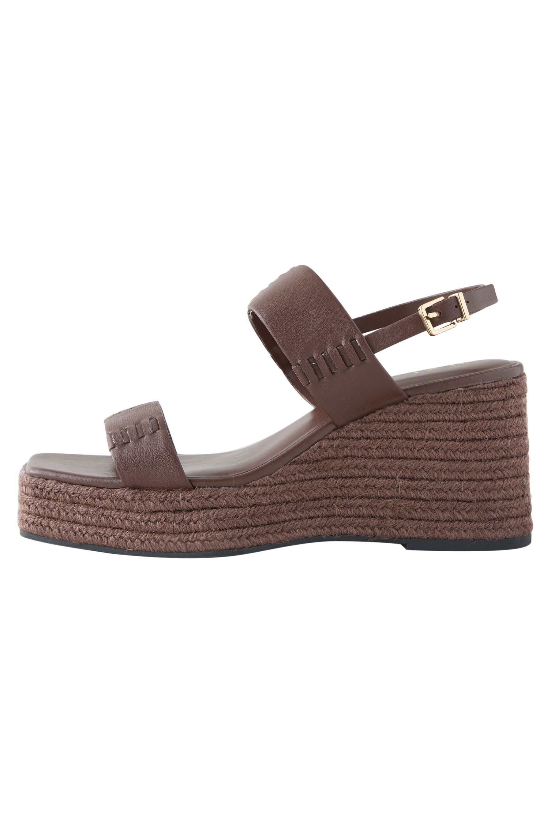 Next Forever Comfort® Wedges aus Premium-Leder Keilsandalette (1-tlg)